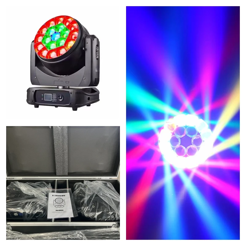 

4pcs with case Clay paky beam k20 19*40w 4 in 1 rgbw beam wash zoom big bee eye led moving head professional show stage light