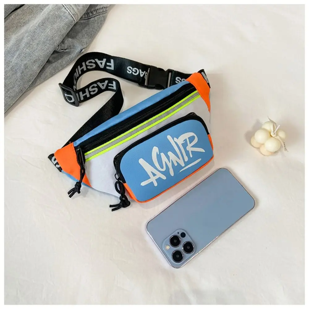 New Baby Mini Waist Bags Oxford Cute Letter Girls Boys Banana Bag Fashion Fanny Pack Kids Shoulder Crossbody Chest Belt Bags - 6