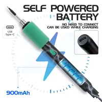 LF USB Soldering iron 8W 3-levels Adjust temperature Li battery charge soldering iron Welding Set DIY Home Repair solder set - Image 4