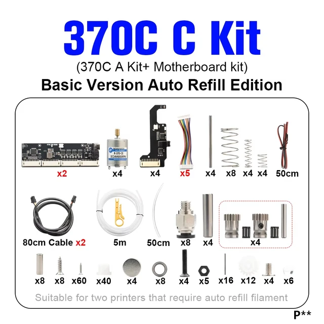 Bumbu lab AMS lite 互換 BMCU370C BLV AMS lite BMCU370C BMCU 370C Auto Refill Farm for A1 A1 MINI 3D