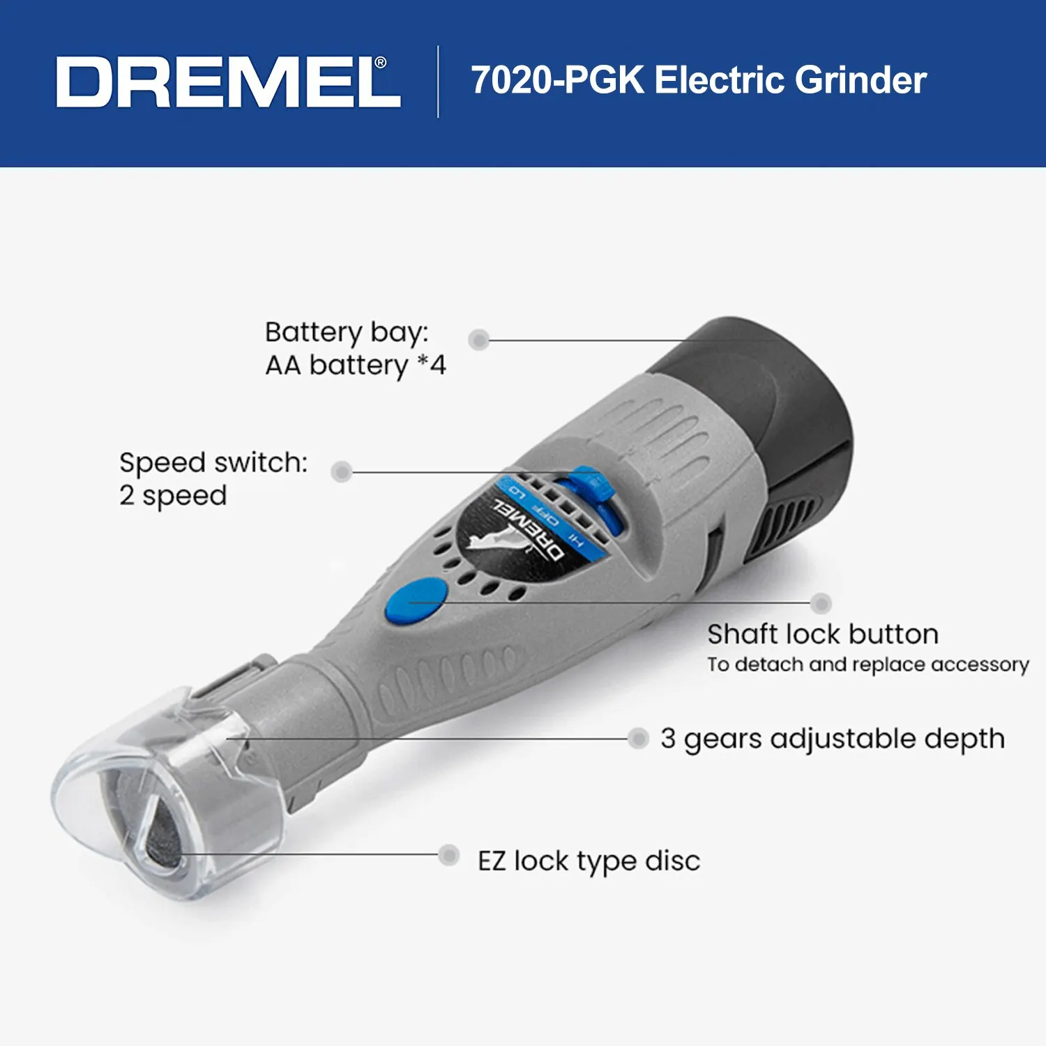 Dremel Electric Dog Nail Grinder Pet Nail Clippers Rechargeable