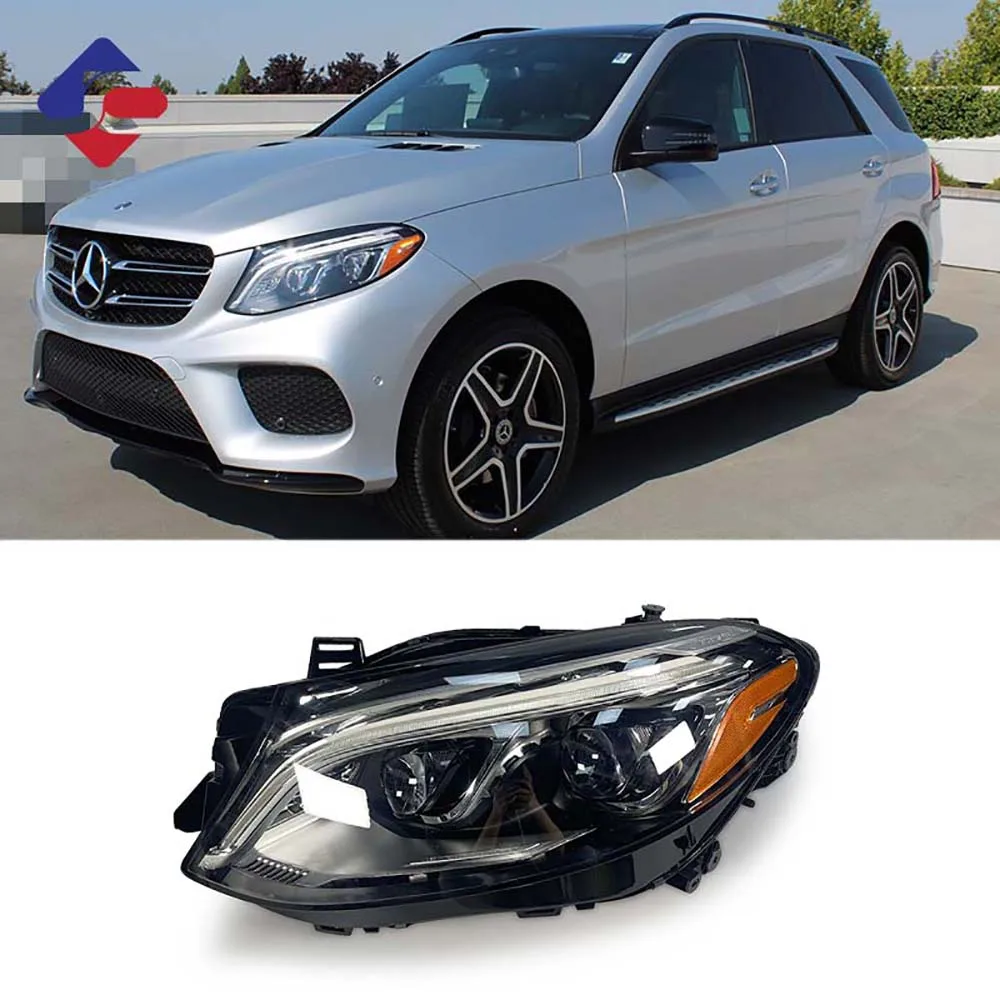 

GLE фара США Версия для Benz 2016 GLE ксеноновая фара американского типа специально для американского автомобиля OE Автомобильная Передняя фотофара