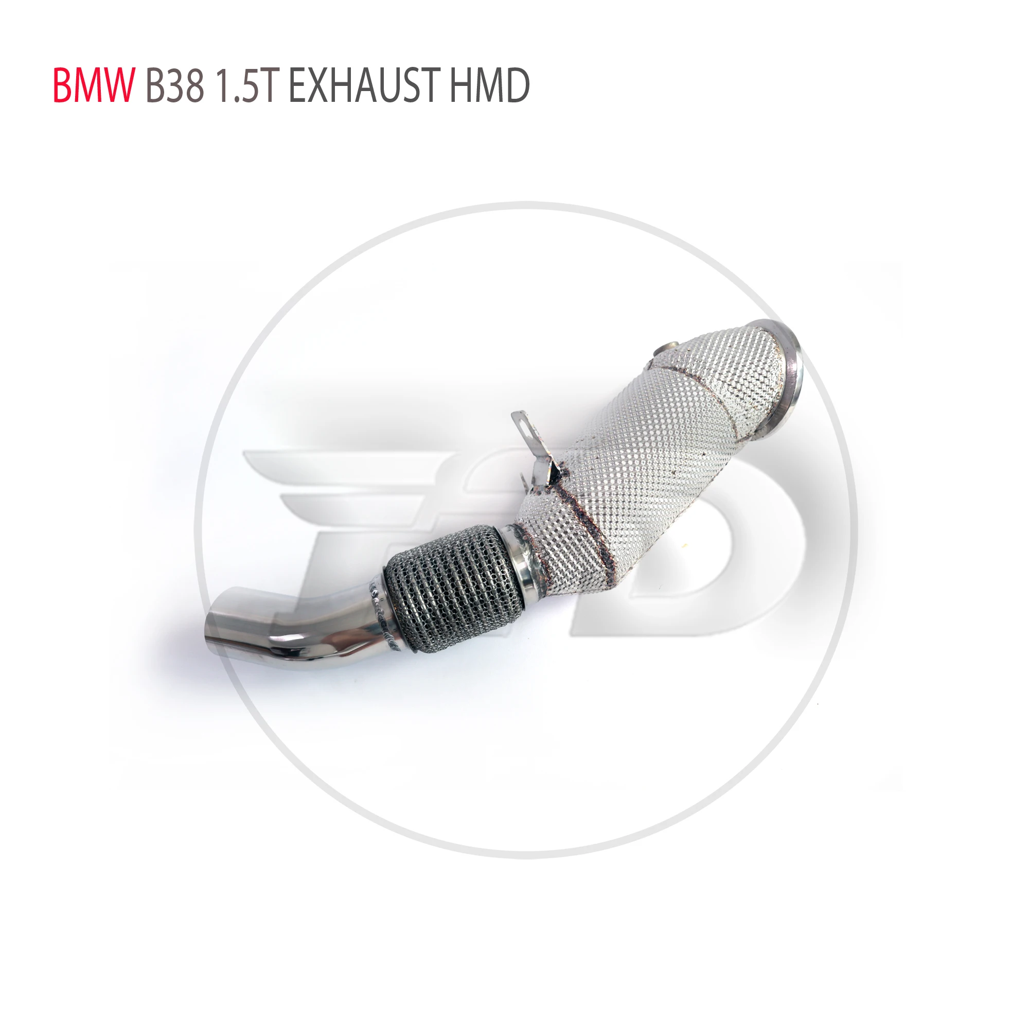 BMW B38 배기 시스템용 HMD 다운파이프, 스테인레스 스틸 성능 헤더, 촉매 자동차 액세서리