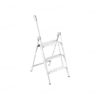 Household multi-functional folding telescopic ladder aluminum alloy three-step staircase portable small ladder stool