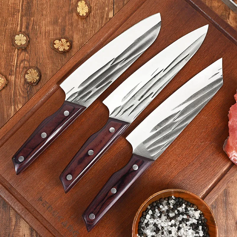 

Professional Japanese Kitchen Chef Knife Meat Fish Slicing Vegetables Cutter Stainless Steel Butcher Cleaver Knife Cooking Tools
