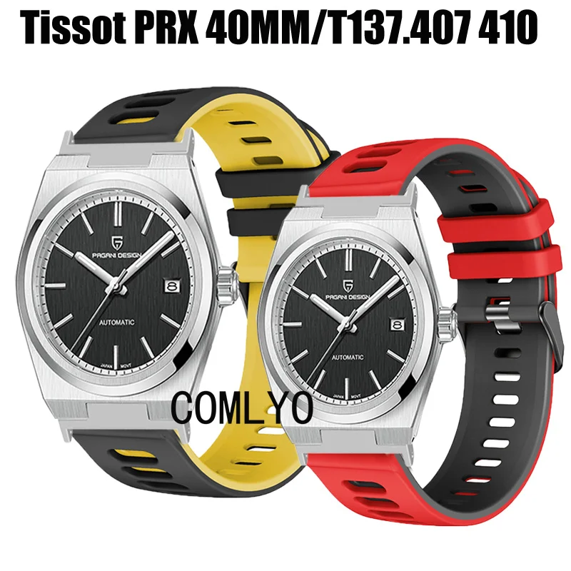 Cinturino Per Tissot Prx 40Mm Prx T137.407 410 Cinturino Smart Watch Cinturino In Silicone Cinturino Da Uomo