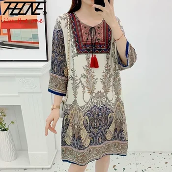 Boho Floral Tassel Dress 1