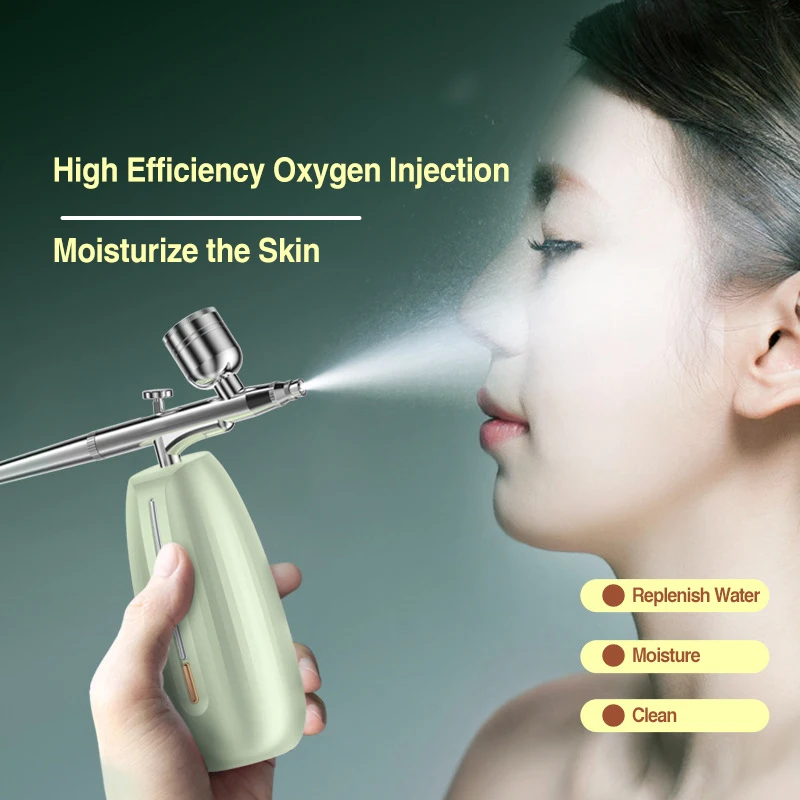 Oxygen Injection Instrument High Pressure Nano Moisturizing Spray Moisturizing Spray Hand-Held Facial Water Oxygen Injector