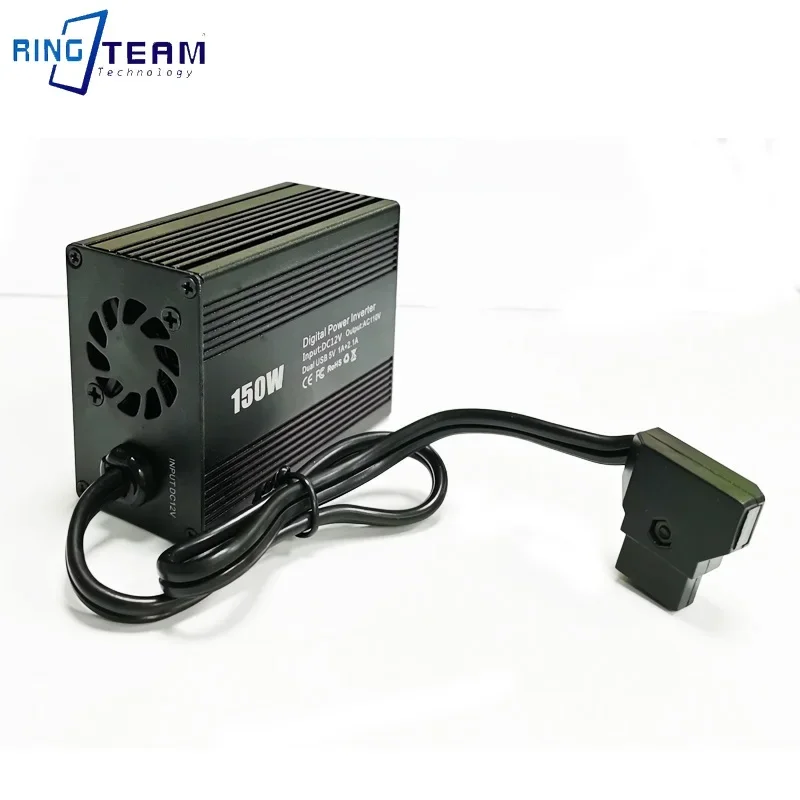 D-TAP DC 12V 지능형 전력 인버터 - 디지털 디스플레이 2USB + AC 110V 인터페이스