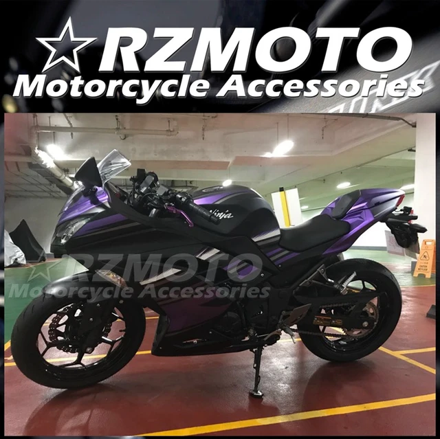 tyran Invitere Moralsk uddannelse New ABS Motorcycle Accessories For Fit Kawasaki Ninja 300 2013-2018 EX300  13-18 Bike Fairings Kit Shell Body Set Purple Black - AliExpress