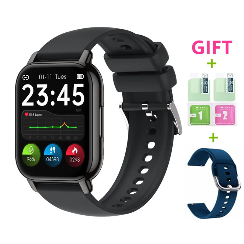 P66 Bluetoothcall Smart Watch Men Ip68 Waterproof 1.85 Inch Full Touch