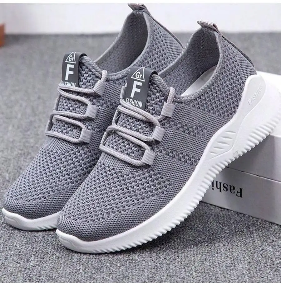 Women's Lightweight Walking Sneakers Breathable Mesh Upper Non-Slip Outsole Comfortable Slip-On Casual Shoes 2