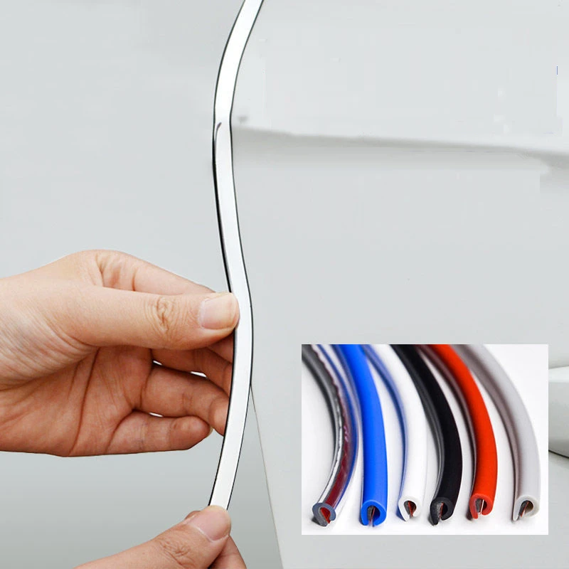 Car Door Edge Scratch Protector Strip Guard Trim Auto Door Anti