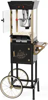 Popcorn Maker Machine - Professional Cart With 8 Oz Kettle Makes Up to 32 Cups - Vintage Popcorn 1