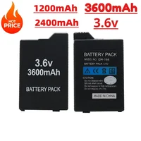 3600mAh for SONY PSP2000 Handheld Game Console Backup Battery Pack 2400mAh for SONY PS Lite PSP-2000 PSP-3000 PSP-3004 Batteries 2