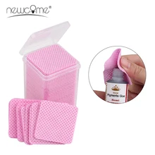 

200pcs/box Eyelash Extension Lint-Free Cotton Paper Wipes Eyelash Glue Cleaning Cotton Pads Nails Polish Art Cleaning Tools