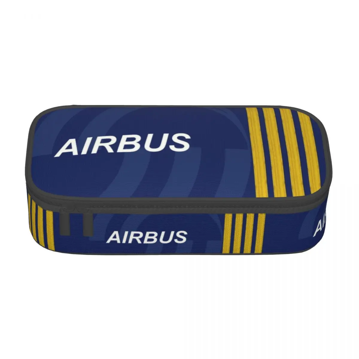 Cute Airbus Fighter Pilot Pencil Cases for Girls Boys Aviation Airplane Large Capacity Pen Bag Box School Supplies