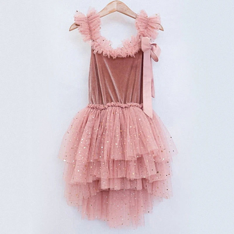 Pink Flower Girl Dresses Childrens Party Dresses Dress Princess