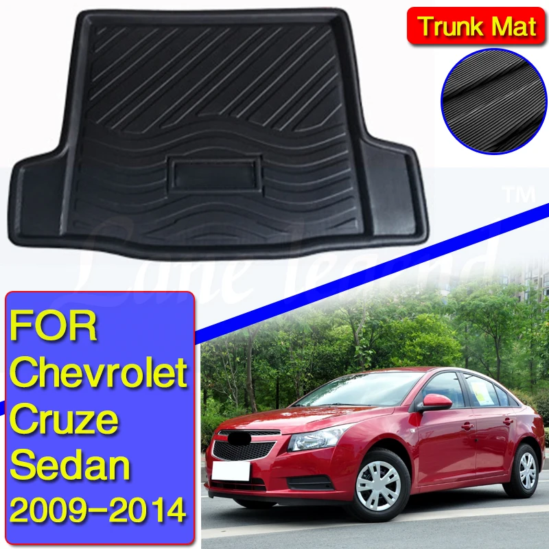 Per Chevrolet Cruze Berlina 2009-2014 2013 2012 2011 2010 Car Rear Trunk Cargo Boot Liner Mat Floor Tray Carpet Protector Pad