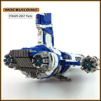Space Movie New MOC Stinger Mantis Building Block Spaceship Shuttle Rocket Ultimate Playset Technology Bricks Collection Toys 5