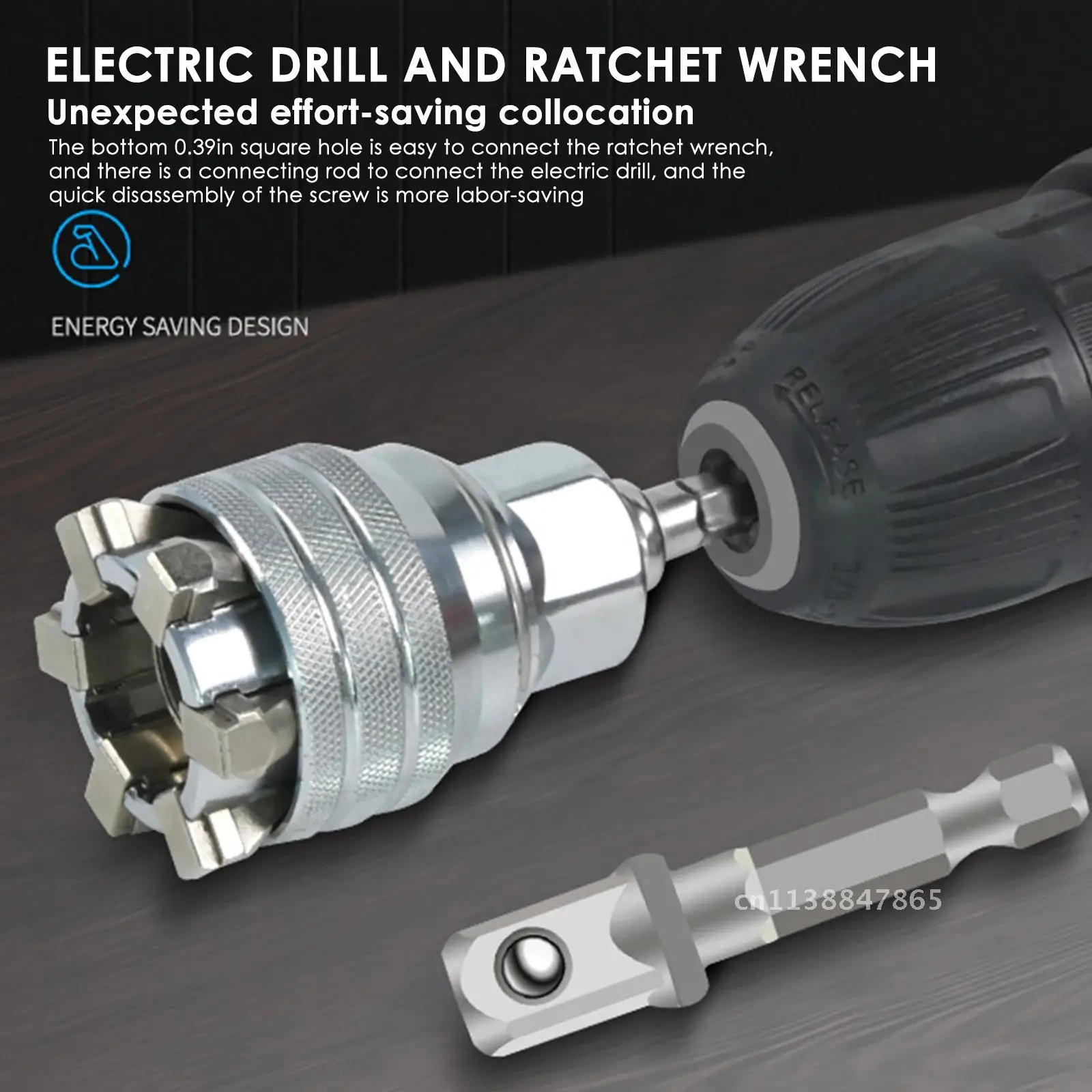 

Адаптивный Универсальный торцевой рукав 3/8 дюйма 10-19 мм привод гаечный ключ ремонтные инструменты