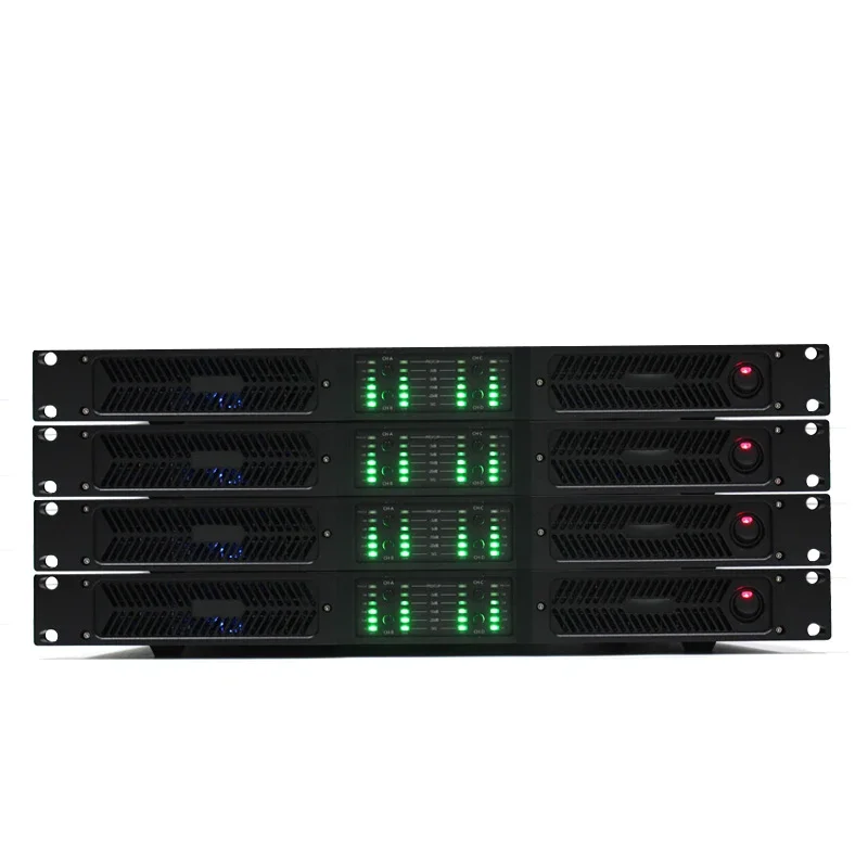 

1u 4 channels 26000watt audio preamplifier digital integrated amplifier