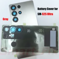 (O-E-M) for SAM-S25 Ultra 5G Back Battery Cover Glass Rear Housing Cover Case Replacement With Camera Lens for 25Ultra SM-S938B 5