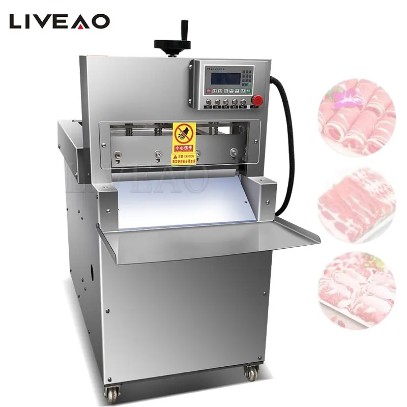 

High Quality Stainless Steel Cnc Double-Cut Lamb Roll Machine Mutton Beef Roll Meat Slicer Freezing Meat Meat Slicer