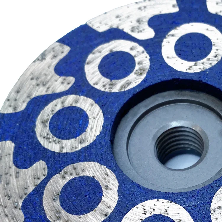 4'' Resin Filled Diamond Grinding CUP Wheel M14 5/8"-11 Thread 100mm Back Bolt Concrete Granite Grinding Disc Disk Plate Tool