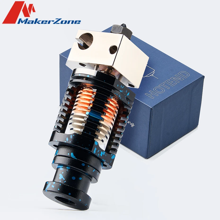 E3D V6 Hotend, Stampante 3D Drago Hotend High Flow Bimetal Heatbreak Compatibile Con Voronv0.1 V2.4, Pursa I3 Mk3S ,Cr-10 V2 3D Pri