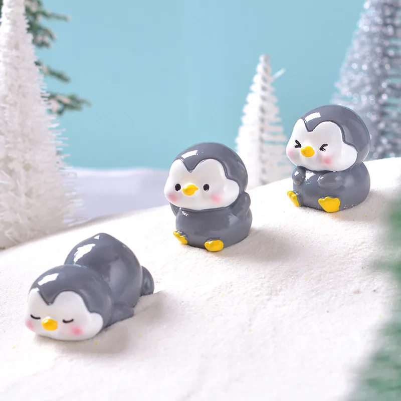 Figurines Miniatures Cartoon Cute Grey Penguin Micro Landscape Ornaments For Home Decorations Room Decor Desktop Accessories 16 Figurines Miniatures Cartoon Cute Grey Penguin Micro Landscape Ornaments For Home Decorations Room Decor Desktop Accessories