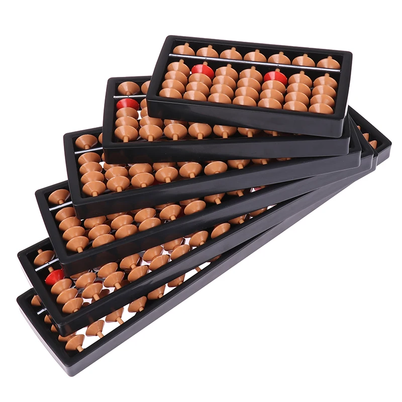 Mathematics Beginners 7/9/11/13/15/17 Digit Rods New children's Mini Standard Abacus Soroban Calculator Counting Tool
