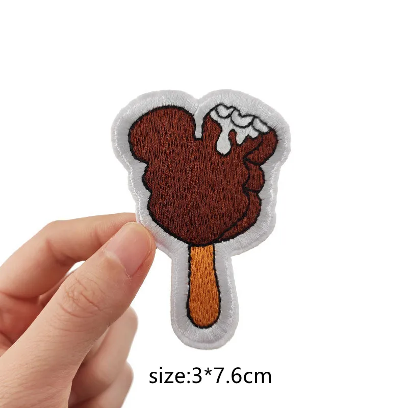 Cartoon Mickey  Minnie Mouse  Cloth Paste Minnie Couple Clothes Decoration Iron on Patches Embroidery Patches for Clothing 