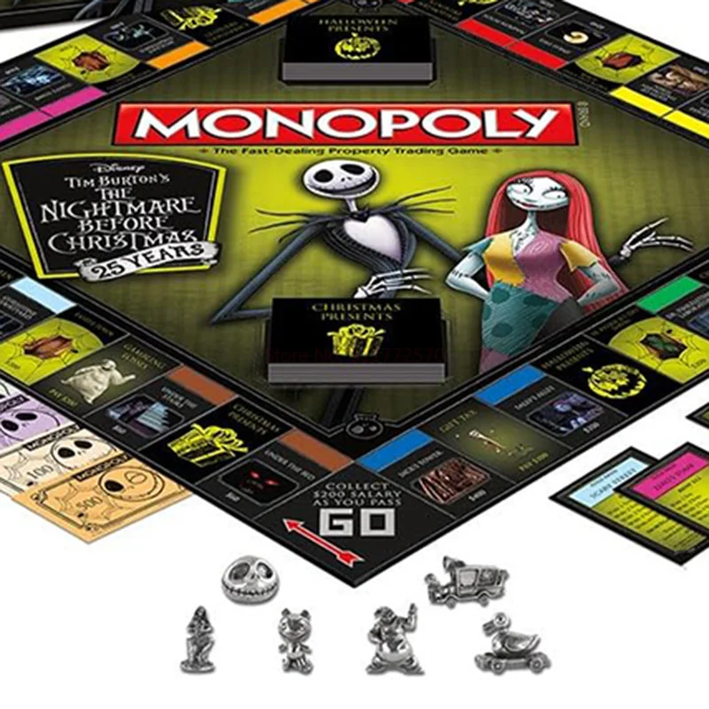 Jogo Monopoly The Nightmare Before Christmas 2015 (O Estranho Mundo de