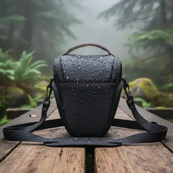 Borsa per Fotocamera in Nylon con Tracolla, Design Impermeabile per Fotografi, Adatta per Escursioni e Viaggi all'Aperto