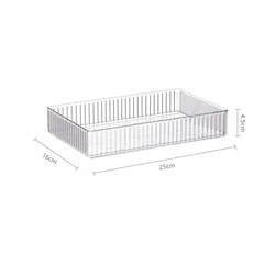 Unlimited Clear Plastic Storage and Organizer Set for Desk, Bathroom, and Kitchen (Style - A - XL)