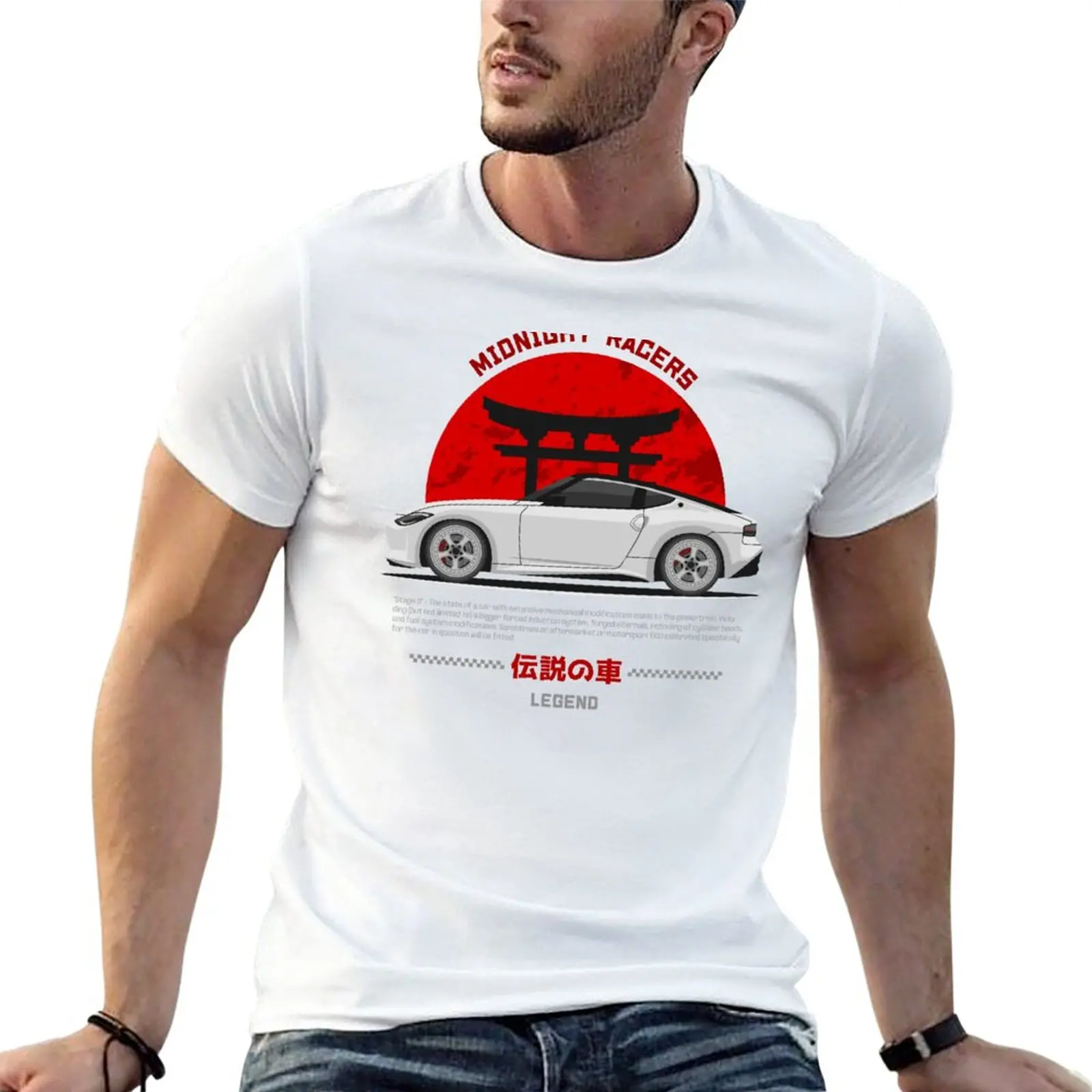 

Tuner White 400Z JDM T-Shirt Short sleeve tee blank t shirts heavy weight t shirts for men