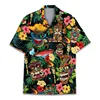 3D Print Funny Animal Hawaiian Shirts For Men Women Summer Short Sleeve Casual Relaxed-Fit Button Down Beach Shirt Mens Tshirt 4