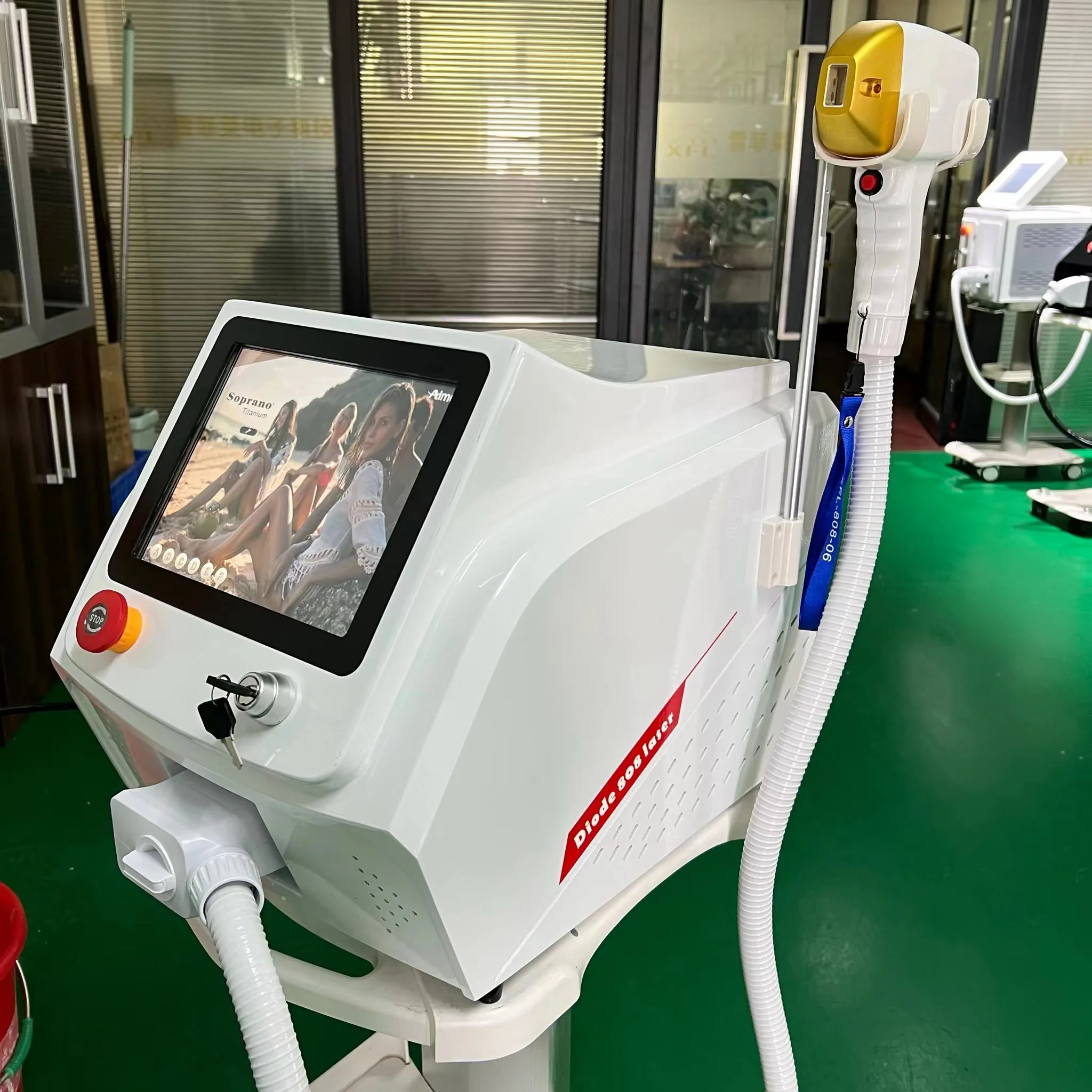 2024 Best Ice Depilation 808nm Diode Laser Hair Removal Machine 3 Wavelength Painless Permanent Hair Remove Epilator WIth CE 1000w rust removal pretreatment fiber laser cleaning machine surface lazer paint p laser oxide remove