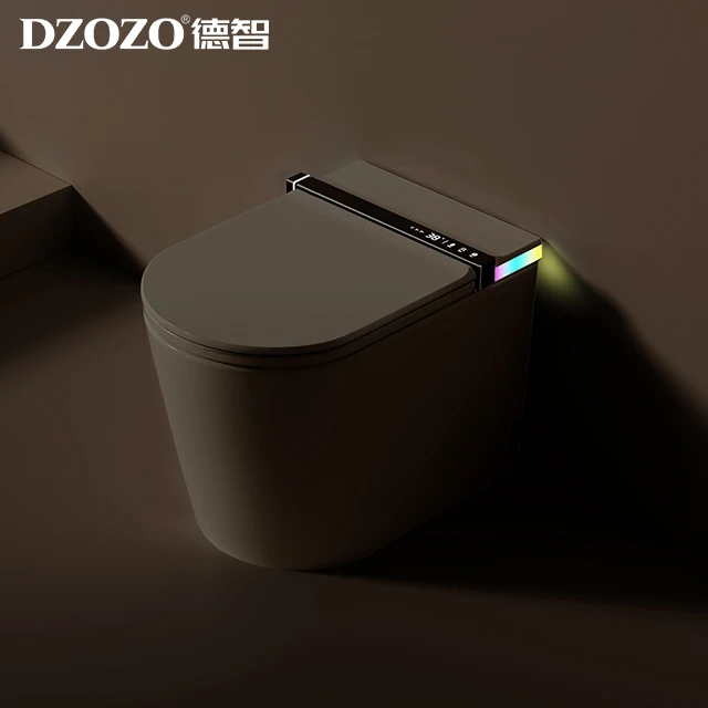 S006 Automatic Flush Light Sensor Remote Control Heated Intelligent Smart Toilet with Warm Seat