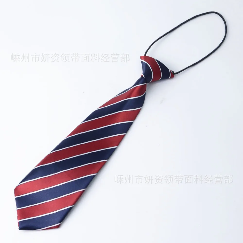 Rubber Ties For Boys Girls Fashion Shirt Plaid Neck Tie Children Small Tie Simple Check Student Necktie For Party Gravata