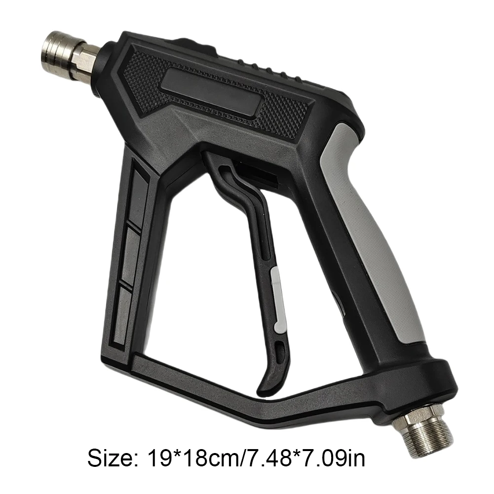 Short Pressure Washer Gun with 1/4 Inch Quick Connector High Power Washer Spray Gun Power Washer Gun for Car Wash & Cleaning