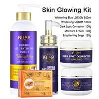 AILKE Brightening Skin Care, With Double Glutathione, Improve Skin Luster, Clean Skin, Smooth Skin, Skin Glowing Set 1