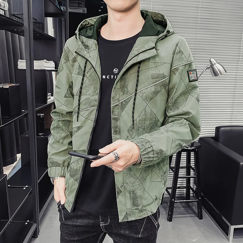 

Новая осенне-зимняя мужская куртка, Повседневная Свободная универсальная куртка