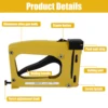 Picture Framing Point Driver Aluminum Alloy Hand Picture Frame Tool with 1000/2000 Nail Lightweight Point Nail Tacker Adjustable 2