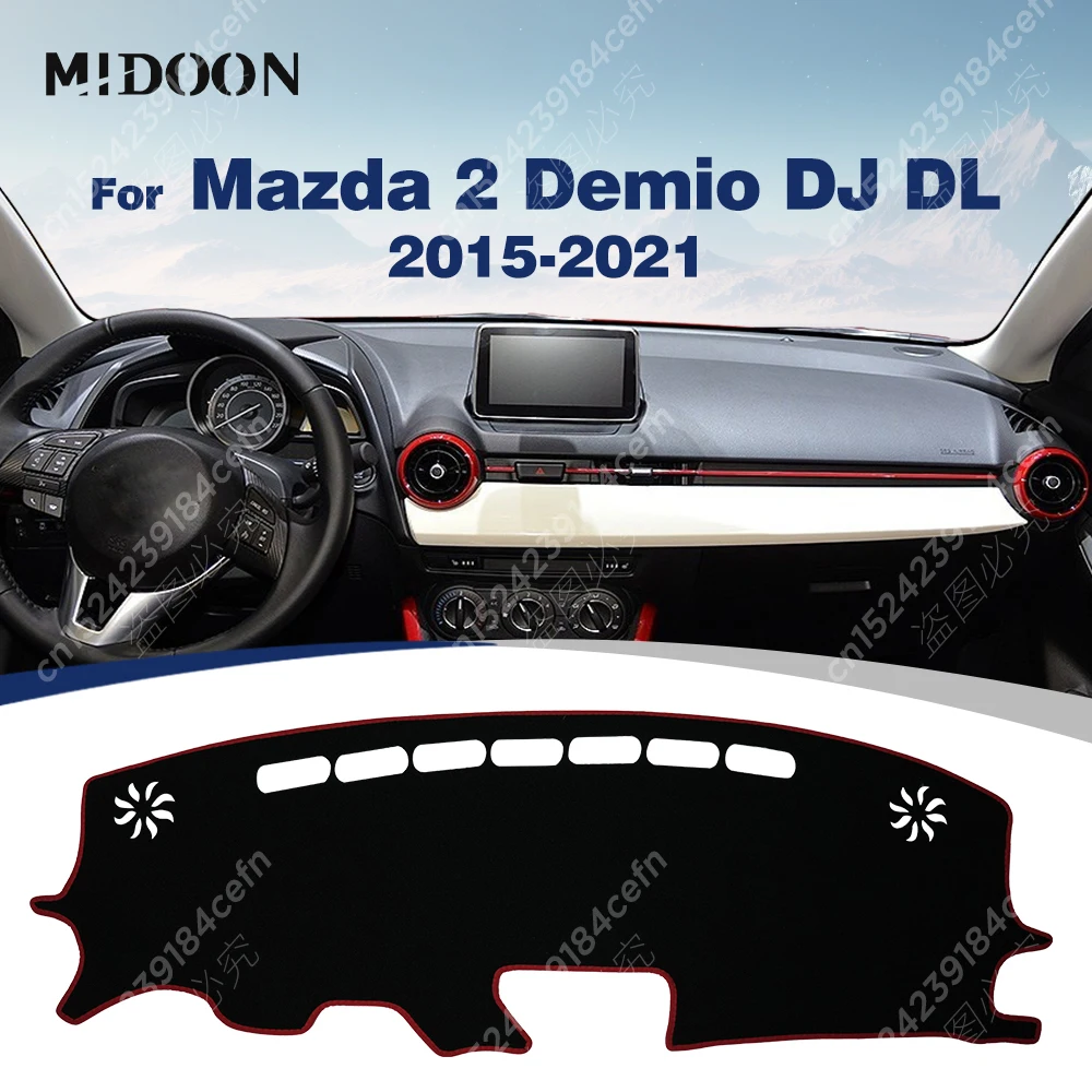 Car Dashboard Cover For Mazda 2 Demio Mazda 2 DJ DL 2015-2021 16