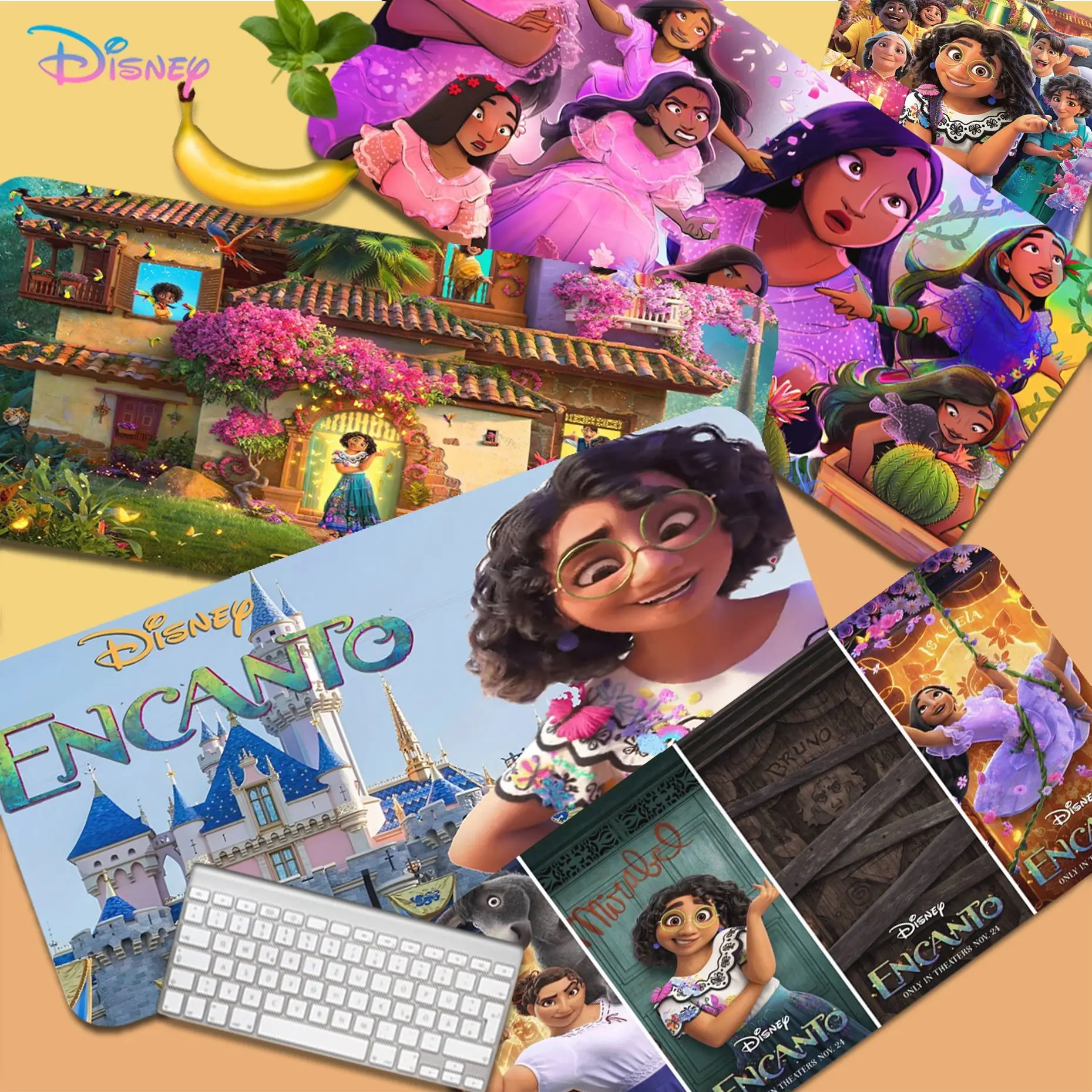 

Disney Encanto Mousepad New Arrivals Gamer Speed Mice Retail Small Rubber Mousepad Size for big CSGO Game Desktop PC Laptop