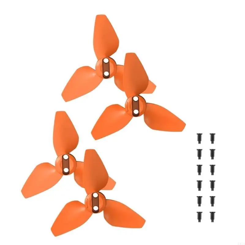 K43A 4PCS 드론 드론을위한 추진기 드론을위한 저음 및 퀵 릴리스 프로펠러 소품 날개 드론 액세서리
