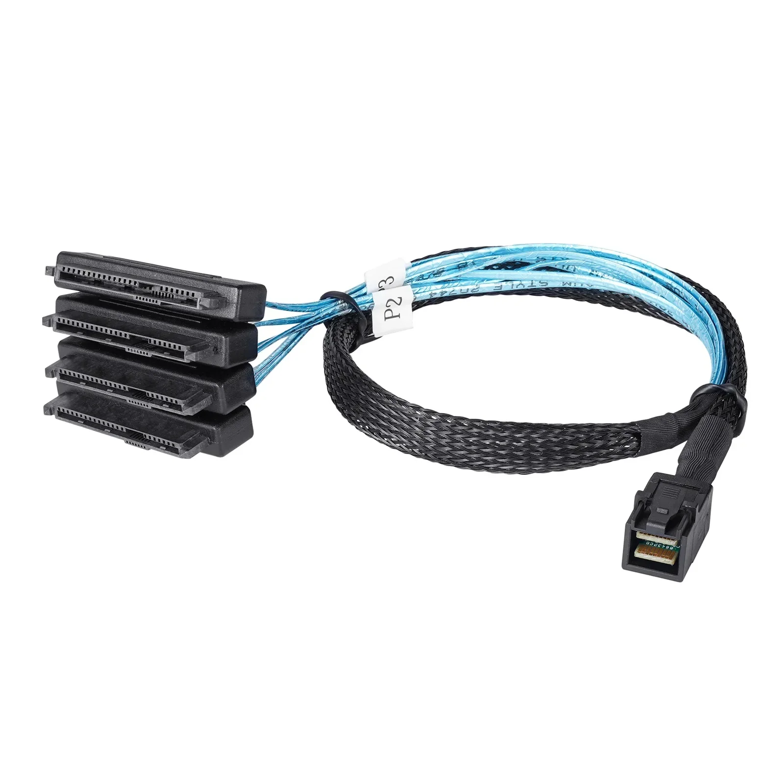 

Фонарь внутренний Mini SAS HD to (4), фонарь с 29 штырьками, разъемы с портом питания SAS 15, кабель 12 Гбит/с, 0,5 м, 1 м