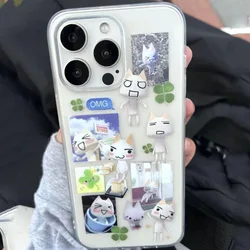 Cute Toro Inoue Cat Transparent Phone Case - Soft TPU Back Cover - iPhone 11 Pro Max (T - 280TM0318B1)